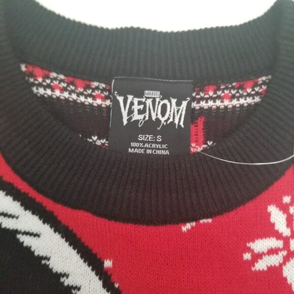 Christmas Holiday Ugly Sweater - Marvel Venom - Picture 4 of 5